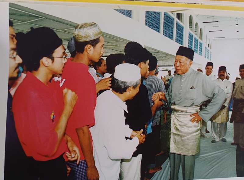 Almarhum bermesra dengan Warga UiTM di Pusat Islam UiTM