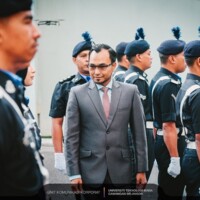 Perbarisan Kawalan Hormat Rektor Baharu UiTM Cawangan Selangor